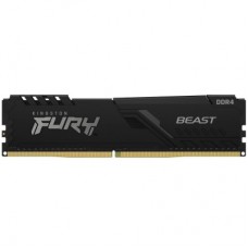 Модуль пам'яті для комп'ютера DDR4 16GB 3200 MHz Beast Black Kingston Fury (ex.HyperX) (KF432C16BB1/16WP)