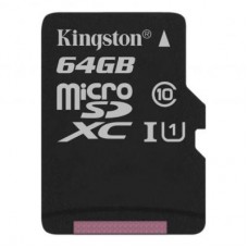 Карта памяти Kingston 64GB microSDXC Class 10 Canvas Select Plus 100R A1 (SDCS2/64GBSP)