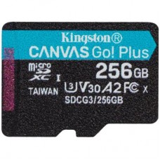 Карта памяти Kingston 256GB microSDXC class 10 A2 U3 V30 Canvas Go Plus (SDCG3/256GBSP)