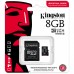 Карта памяти Kingston 8GB microSDHC class 10 UHS-I V30 A1 (SDCIT2/8GB)