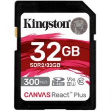 Карта пам'яті Kingston 32GB class 10 UHS-II U3 Canvas React Plus (SDR2/32GB)