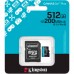Карта пам'яті Kingston 512GB microSDXC сlass 10 UHS-I U3 V30 A2 Canvas Go Plus G4 (SDCG4/512GB)