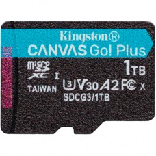 Карта пам'яті Kingston 1TB microSDXC сlass 10 UHS-I U3 V30 A2 Canvas Go Plus G4 (SDCG4/1TBSP)