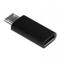 Перехідник Lapara Micro USB Male to USB 3.1 Type-C Female black (LA-MaleMicroUSB-TypeC-Female black)