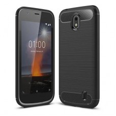 Чохол до мобільного телефона Laudtec для Nokia 1 Carbon Fiber (Black) (LT-N1B)