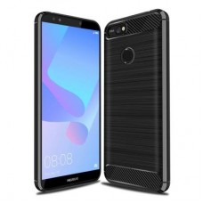 Чехол для мобильного телефона Laudtec для Huawei Y6 Prime 2018 Carbon Fiber (Black) (LT-HY6PM18)