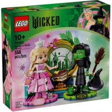 Конструктор LEGO Wicked Фігурки Ельфаби й Ґлінди 558 деталей (75682)