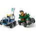 Конструктор LEGO City Літак проти лікарняного ліжка - Набір для перегонів (60459)