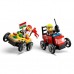 Конструктор LEGO City Пицца-авто против пожарной машины Набор гонок (60458)