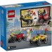 Конструктор LEGO City Пицца-авто против пожарной машины Набор гонок (60458)