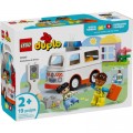 Конструктор LEGO DUPLO Town Скорая помощь и водитель (10447)