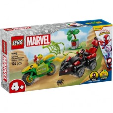 Конструктор LEGO Spidey Гонки на электромобилях с динозаврами (11198)