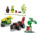 Конструктор LEGO Spidey Гонки на электромобилях с динозаврами (11198)