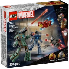 Конструктор LEGO Super Heroes Железный человек и Боевая Машина против Хаммер Дронов (76320)