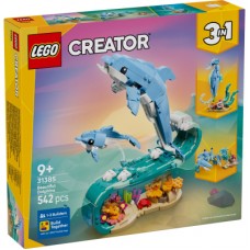 Конструктор LEGO Creator Морські тварини: красиві дельфіни (31385)