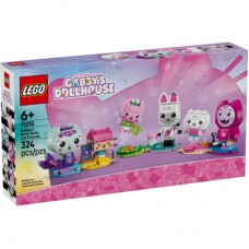 Конструктор LEGO Gabby's Dollhouse Друзі-коти Ґаббі з кубиків (11215)