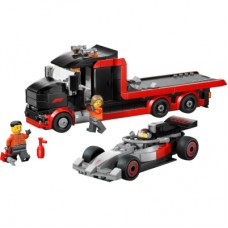 Конструктор LEGO City Вантажівка для демонстрації F1 із перегоновим автомобілем Audi F1 (60493)
