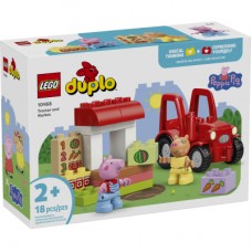 Конструктор LEGO DUPLO Peppa Pig Трактор і ринок (10468)