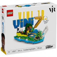 Конструктор LEGO Editions Football Вінісіус Жуніор — найкращі моменти футбольних матчів (43027)