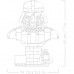Конструктор LEGO Star Wars Погруддя Дарта Вейдера (75439)