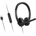Навушники Lenovo USB-A Wired Stereo Headset Gen 2 Black (4XD1P83425)