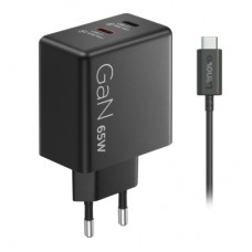 Блок живлення до ноутбуку Lenovo Dual USB-C 65W GaN Charger (40AW065BEU)