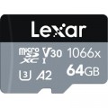 Карта пам'яті Lexar 64GB microSDXC class 10 UHS-I 1066x Silver (LMS1066064G-BNANG)