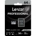 Карта пам'яті Lexar 64GB microSDXC class 10 UHS-I 1066x Silver (LMS1066064G-BNANG)