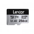 Карта памяти Lexar 256GB microSDXC class 10 UHS-I U3 V30 A2 Professional Silver (LMSSIPL256G-BNANG)