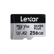 Карта памяти Lexar 256GB microSDXC class 10 UHS-I U3 V30 A2 Professional Silver (LMSSIPL256G-BNANG)