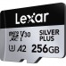 Карта памяти Lexar 256GB microSDXC class 10 UHS-I U3 V30 A2 Professional Silver (LMSSIPL256G-BNANG)