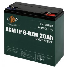 Батарея до ДБЖ LogicPower 12V 20Ah LP-6-DZM-20 (5438)