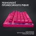 Клавиатура Logitech G PRO X TKL Lightspeed Tactile USB UA Magenta (920-012159)