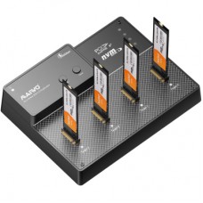 Док-станція для накопичувачів Maiwo 4*NVMe M.2 SSD Key M/B+M to USB4.0 USB-C 40Gbps (K3015P4)