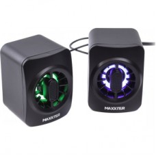 Акустическая система Maxxter CSP-U005RGB USB Black (CSP-U005RGB)