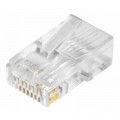 Коннектор RJ45 cat.6 UTP 8P8C, 100 шт Merlion (17265)