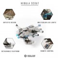 Конструктор Metal Time Коллекционная модель Nebula Scout Spaceship Звездолет (MT098)