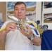 Конструктор Metal Time Коллекционная модель Ukrainian Dream Exclusive Edition Ан-225 Мрия собранная двухцветная (MT001EE/READY)