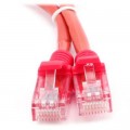 Патч-корд 0.5м, UTP, cat.5e, LSZH, red Molex (PCD-01000-0C)