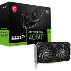 Видеокарта MSI GeForce RTX4060Ti 8Gb VENTUS 2X BLACK OC (RTX 4060 Ti VENTUS 2X BLACK 8G OC)