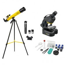 Микроскоп National Geographic Junior 40x-640x + Телескоп 50/600 (927790)