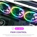Кулер для корпуса NZXT F120RGB Duo - 120mm Dual- (RF-D12SF-B1)