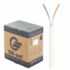 Кабель мережевий OK-Net UTP 305м cat.5e 2 пари (КПВ-ВП (100) 2х2х0,50 / 305)