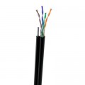 Кабель сетевой OK-Net UTP-cat.5E-SL, трос 4*0,5мм, outdoor, 305м (КППт-ВП (100) 4*2*0,49)