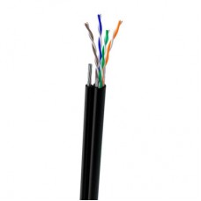 Кабель сетевой OK-Net UTP-cat.5E-SL, трос 4*0,5мм, outdoor, 305м (КППт-ВП (100) 4*2*0,49)