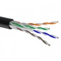 Кабель мережевий OK-Net UTP cat.5e 305м зовнішній (U/UTP-cat.5Е) (КПП-ВП (250) 4*2*0,57)