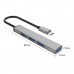 Концентратор Orico Type-C to USB3.0, 3xUSB2.0 (AH-13-GY-BP) (CA913534)