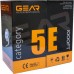 Кабель мережевий UTP 305м, cat.5e, CCA(25%), 4*2*0,51, PVC, indoor, grey GEAR (GEC-UTPCCA25051305)