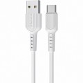 Дата кабель USB 2.0 AM to Type-C 1.0m BX16 Easy 2A White BOROFONE (BX16CW)