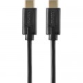 Дата кабель USB-C to USB-C 1.5m Black Hama (00086409)